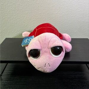 Russ Applause Floral the Turtle Plush Pink Red 10" Stuffed Animal New